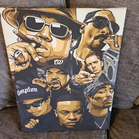 Canvas Art with Rap Superstars - Picture 1 of 4